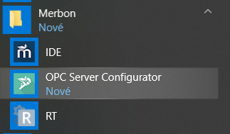 OPC server configurator
