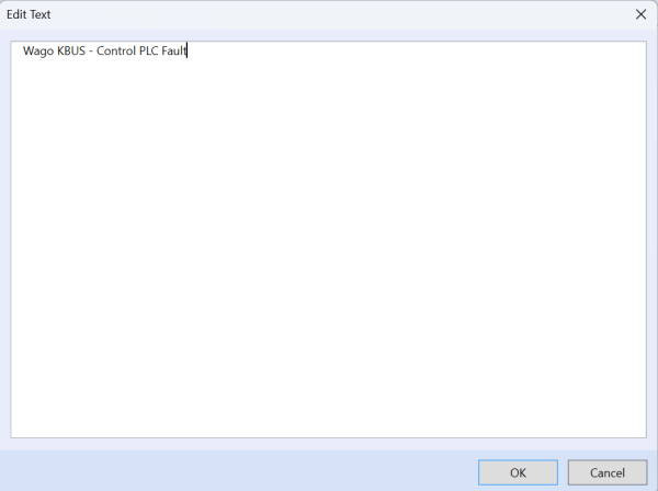 Single line in the Edit Text dialog Single line in the Edit Text dialog