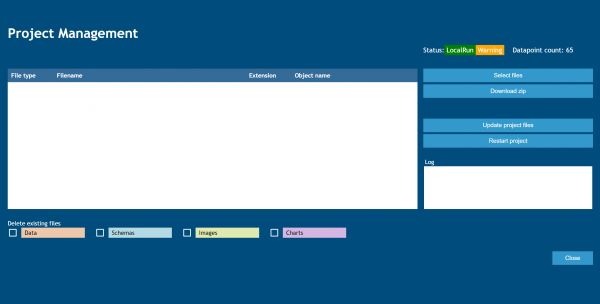 Project Management Window
