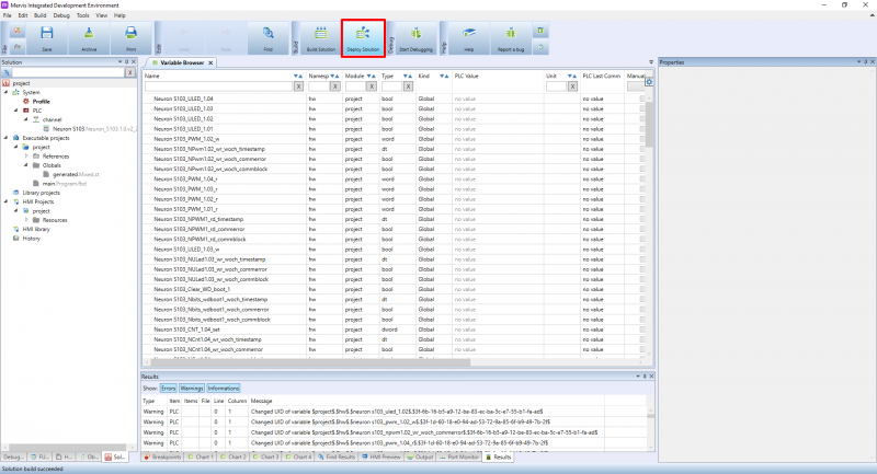 Deploy Solution Ribbon 