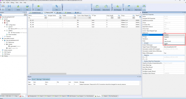  Režimy nastavení Direct Switch 